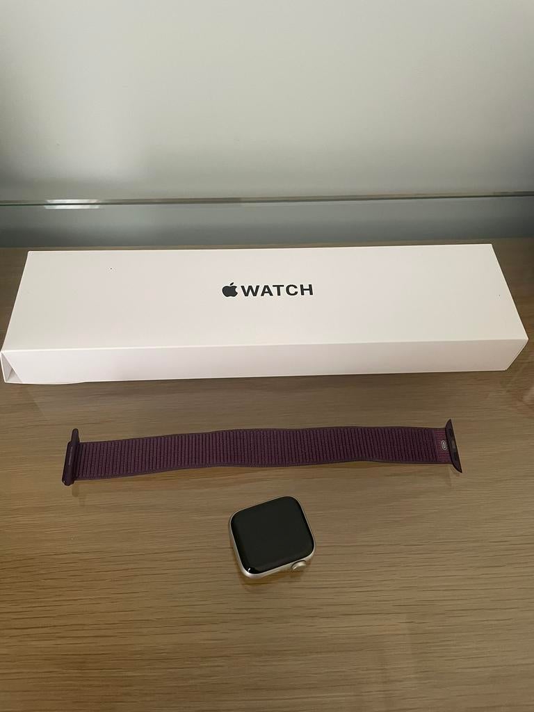 Apple Watch SE 2e génération 40 mm Starlight, Enlèvement, GPS, Comme neuf, IOS