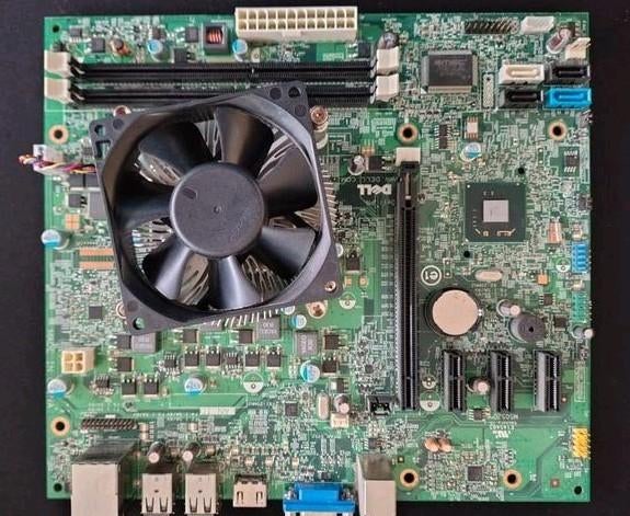 Carte mère DELL MIH61R MB + cpu intel i3 2100  lot-occasion., Enlèvement ou Envoi, DDR3, Micro-ATX, Utilisé