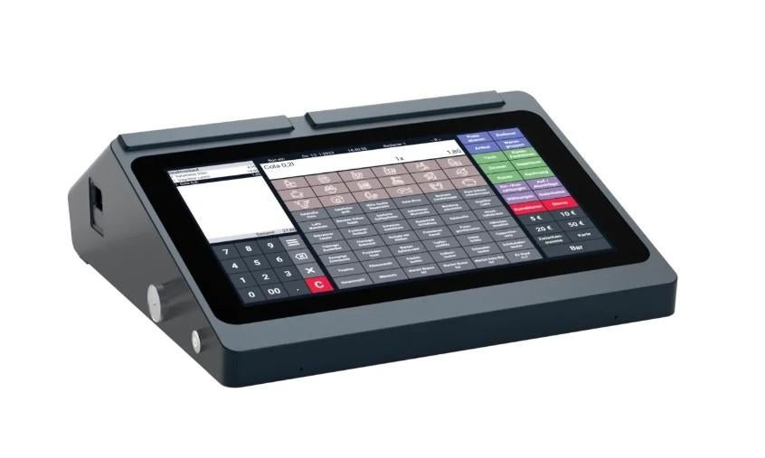 Quorion Kassasysteem touch + geldlade (nieuwstaat), Ophalen of Verzenden