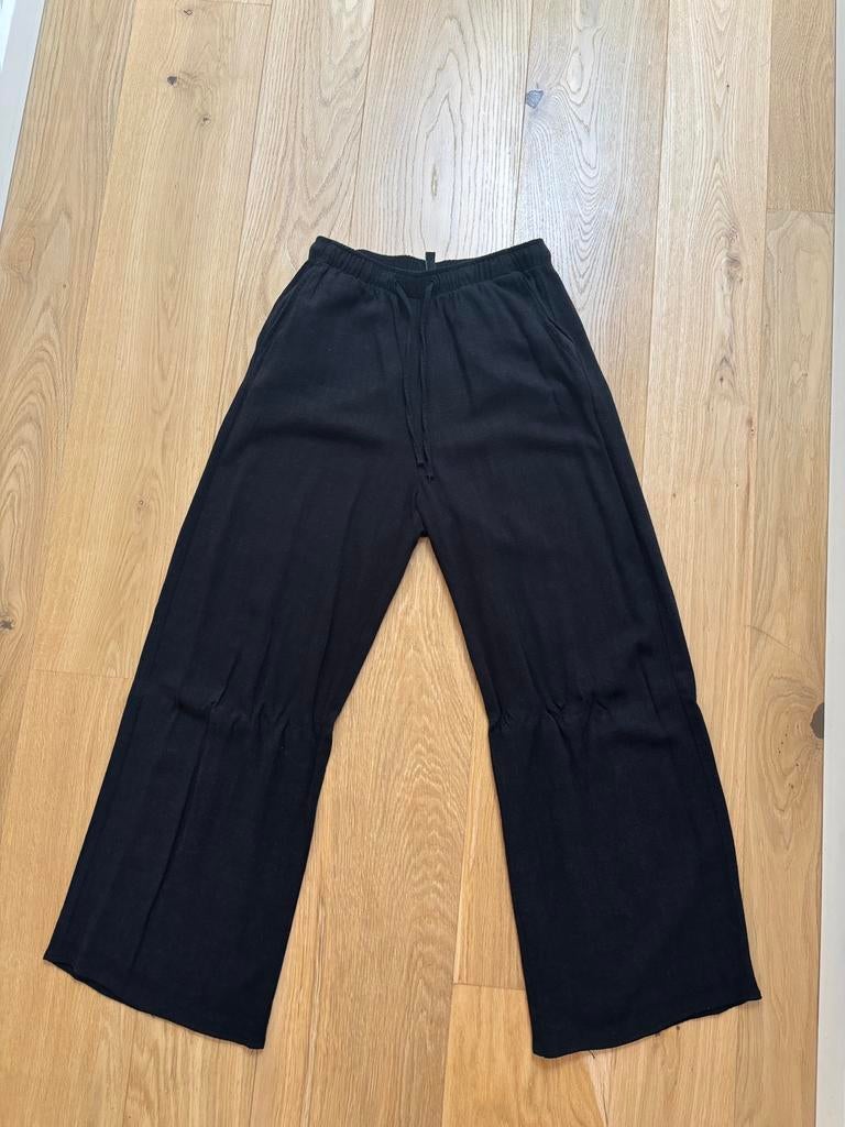Pantalon en lin noir, Enlèvement ou Envoi, Comme neuf, Noir