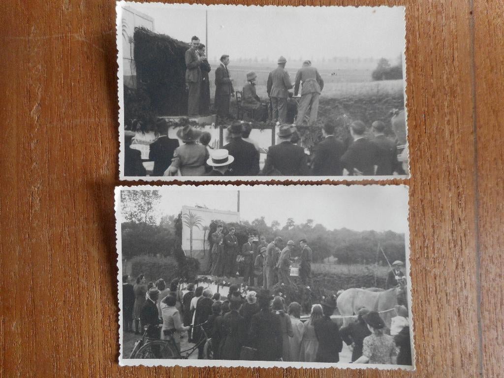 2 photos libération Waremme fête de la Victoire ww2, Envoi