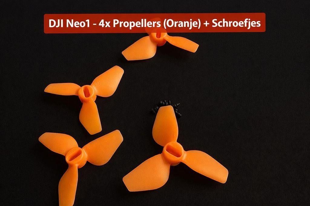 DJI Neo1 – 4x Propellers [Oranje] + Schroefjes!, TV, Hi-fi & Vidéo, Drones, Enlèvement ou Envoi, Neuf, DJI