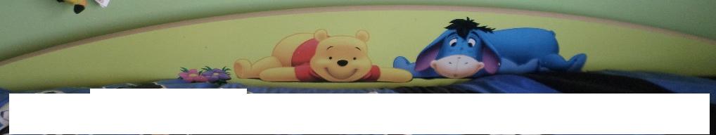 Lit Winnie the Pooh, Enfants & Bébés, Chambre d'enfant | Lits, 85 à 100 cm, Sommier à lattes, Enlèvement, 180 cm ou plus