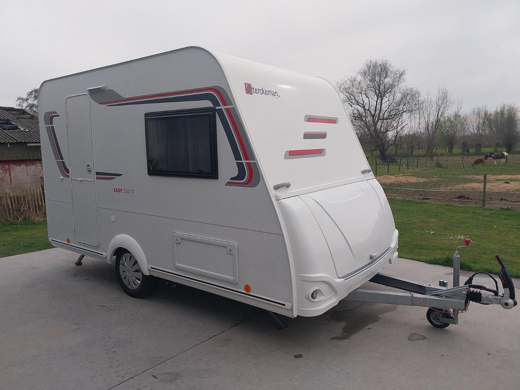 Sterckeman Easy 350CP, Caravans en Kamperen, Caravans, Bedrijf, Sterckeman, Mover, Serviceluik, Ophalen