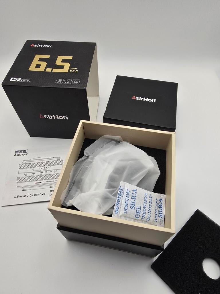 (Nieuw) Astrhori 6.5mm f2 Fisheye voor Fujifilm X-mount, Enlèvement ou Envoi