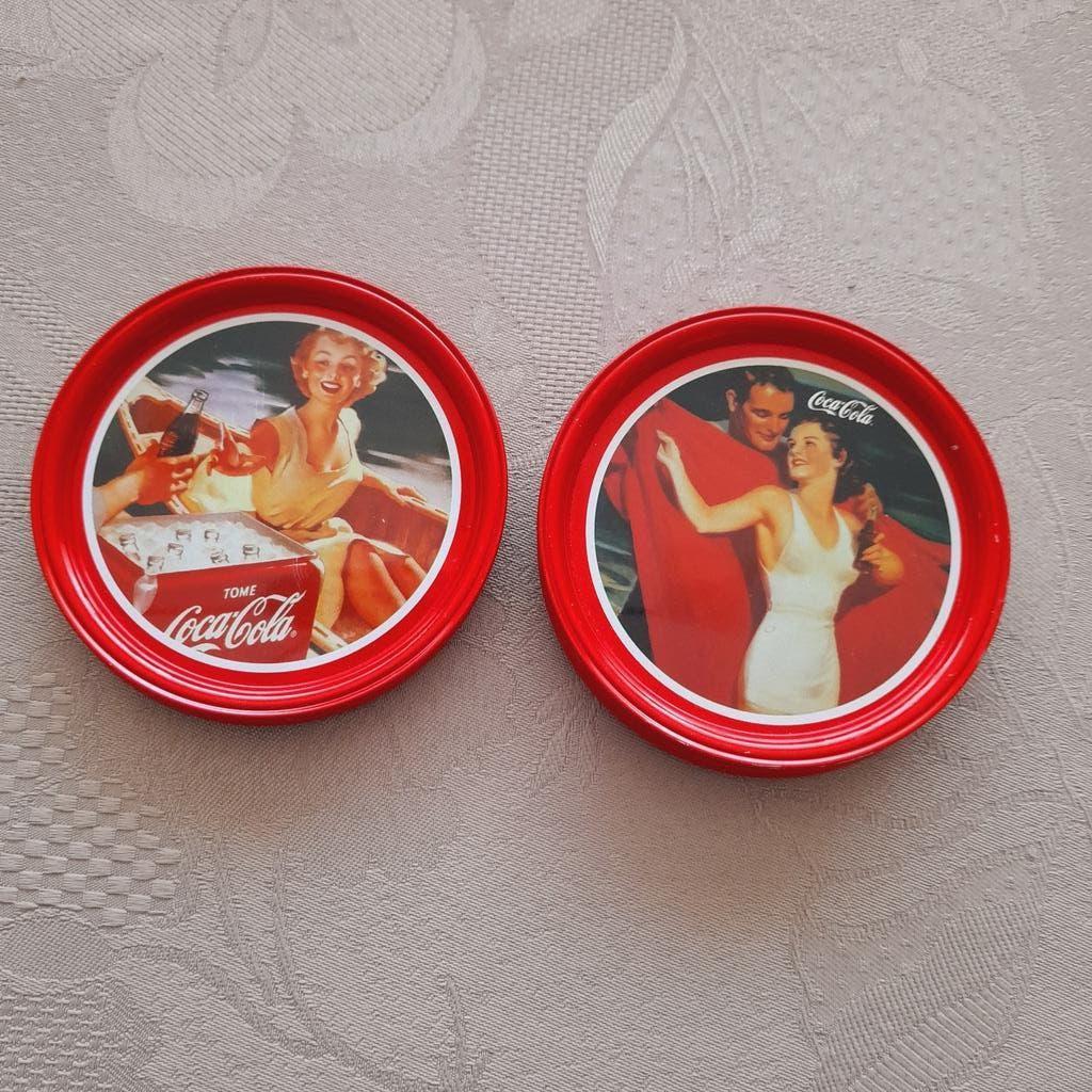 Lot van 13 metalen onderzetters Coca-Cola., Verzamelen, Ophalen