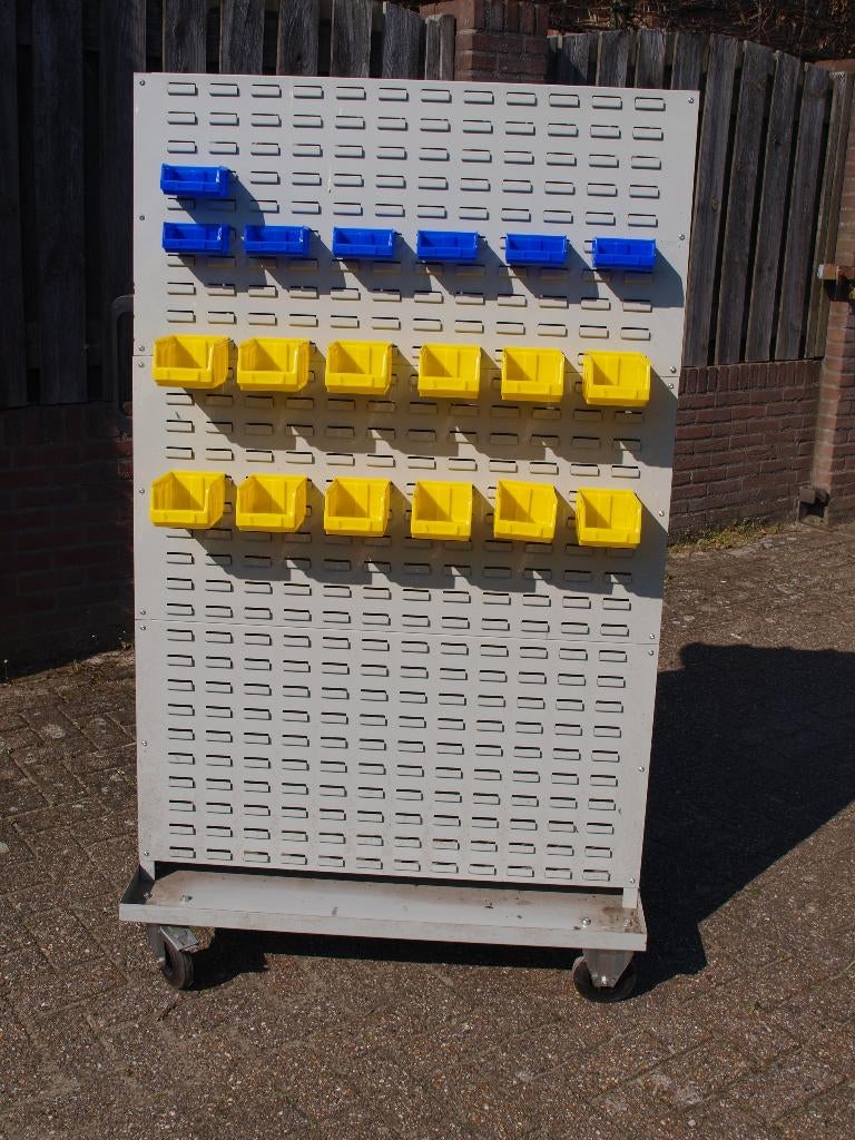 magazijnbakkenstelling bakkenstelling opbergrek verrijdbaar, Zakelijke goederen, Kantoor en Winkelinrichting | Magazijn, Stelling en Opslag