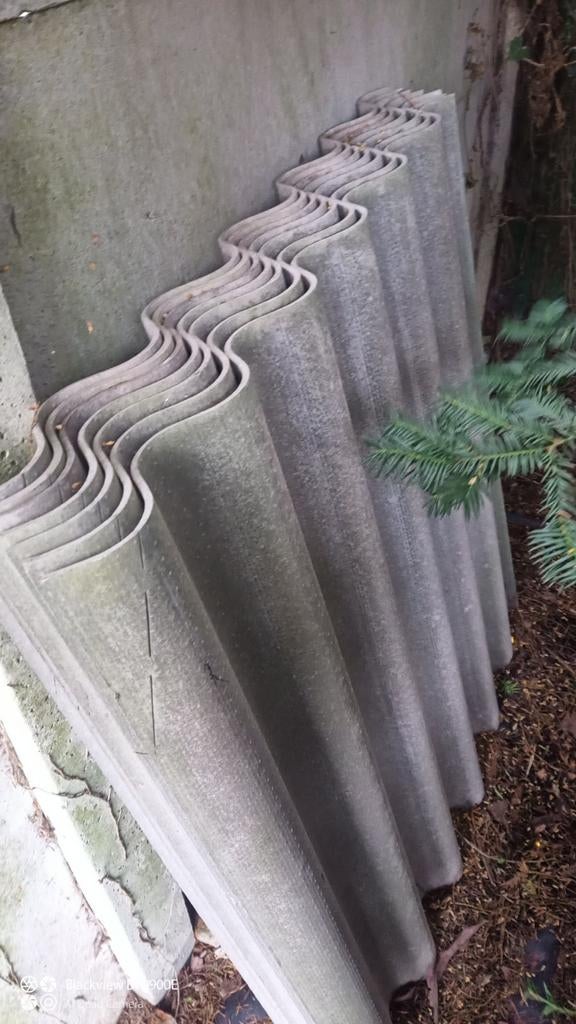 Golfplaten Eternit 7stuks., Ophalen