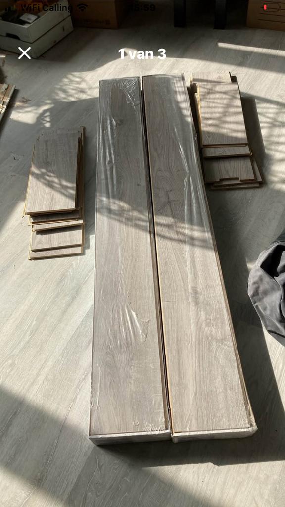 Overschot EL3580 quickstep vloer, Doe-het-zelf en Bouw, Vloerdelen en Plavuizen, Ophalen, Zo goed als nieuw, Laminaat