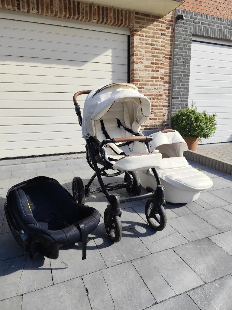 Buggy 3-1, Kinderen en Baby's, Buggy's, Zo goed als nieuw, Overige merken, Duomodel, Regenhoes, Verstelbare rugleuning, Voetenzak