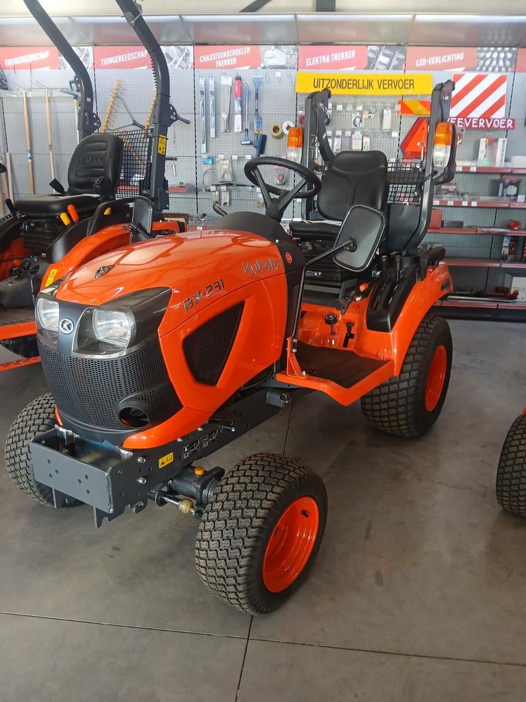 Kubota tuintractror Bx 231, Ophalen