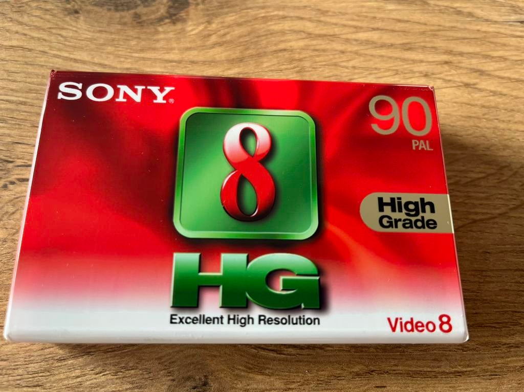 CASSETTE SONY VIDEO 8 P5-90HG3HG 90MIN POUR APPAREIL PHOTO, TV, Hi-fi & Vidéo, Caméscopes analogiques, Enlèvement ou Envoi, Caméra