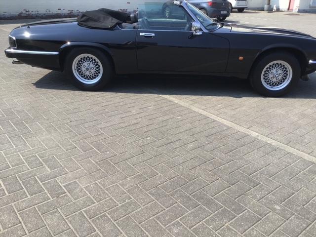 Jaguar XJ-S V12 Cabrio! 56.000 KM! Europese AUTO! TOP!, Auto's, Jaguar, Zwart, Zwart, Leder, Bedrijf