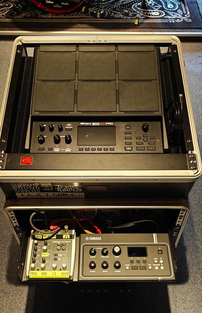 Complete backing track / IEM live setup, Enlèvement, Roland