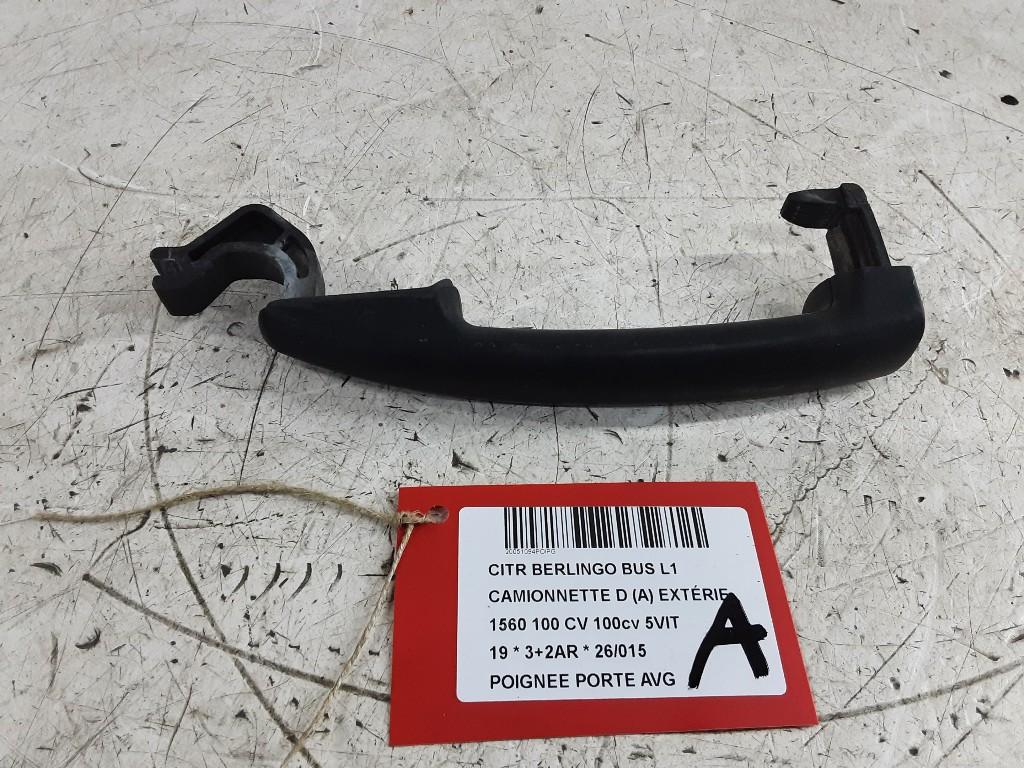 POIGNEE EXTERIEURE AVANT GAUCHE Berlingo (96845224677), Citroën, Gauche, Mevr. I. Hauben, Utilisé