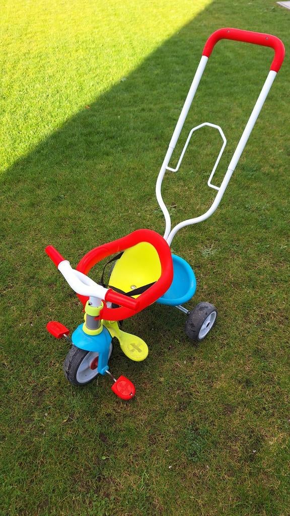 Duwfietsje Smoby, Enlèvement, Comme neuf, Smoby, Tige de poussée