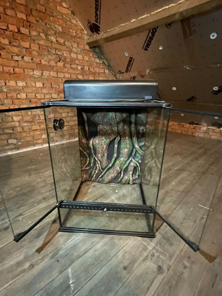 Terrarium exo-terra, Ophalen, Gebruikt, Terrarium of Paludarium