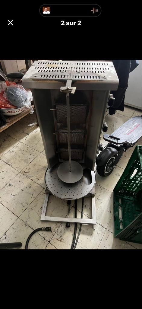 Grill döner pita, Ophalen of Verzenden, Gebruikt, Vrijstaand, Grill