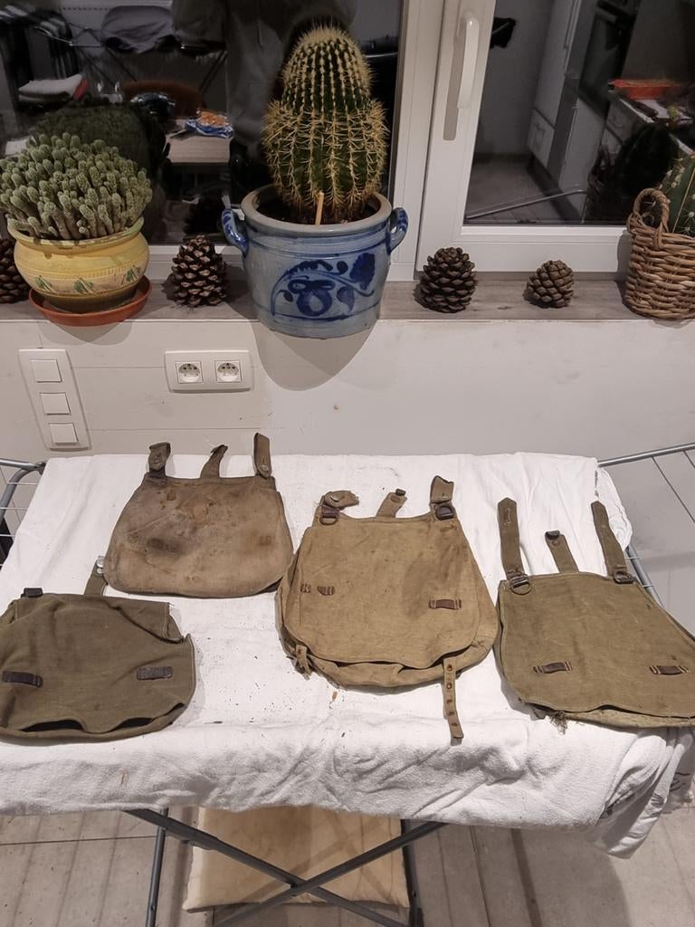 Lot sacs à pain allemand ww2., Enlèvement ou Envoi