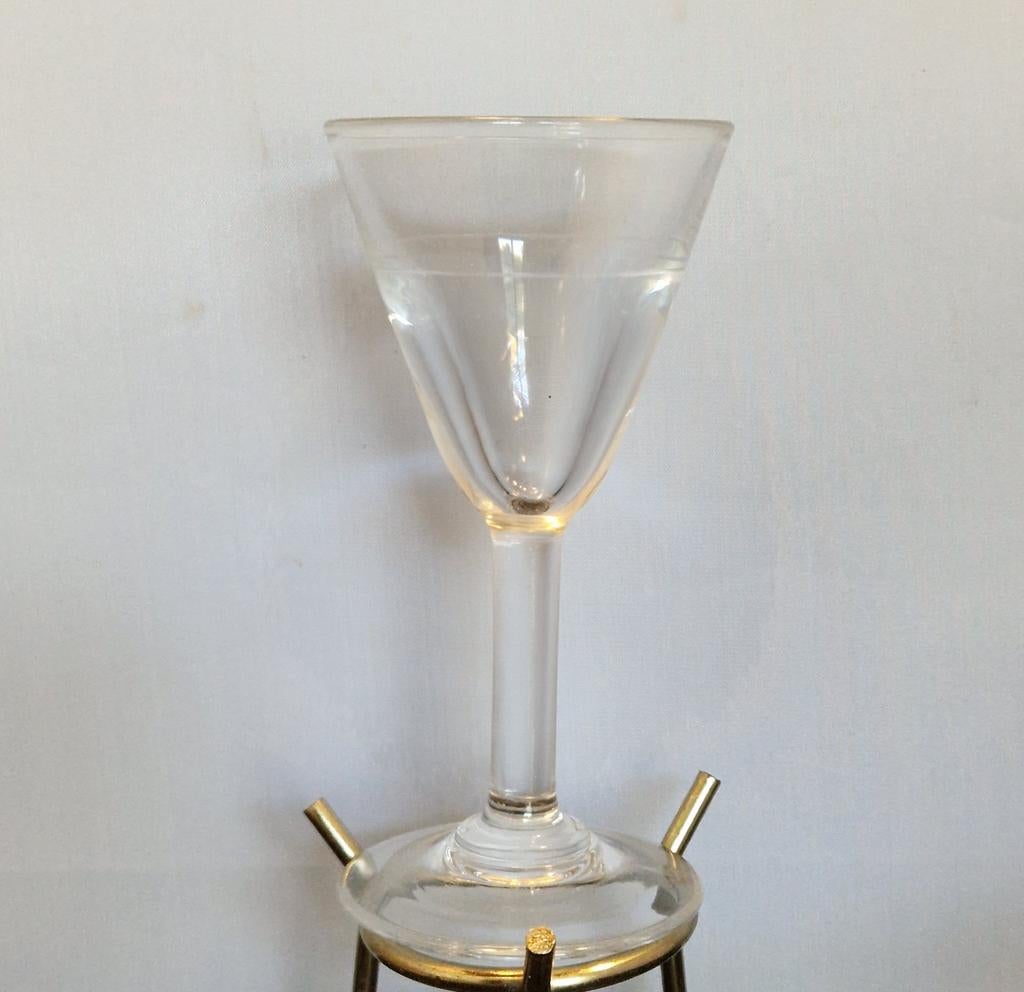 2 druppelglaasjes in kristal uit 18de eeuw, Antiek en Kunst, Ophalen