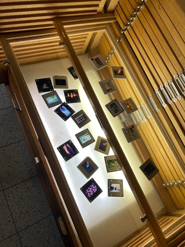 Sorteer- en opbergkast voor dia’s, Ophalen, Gebruikt