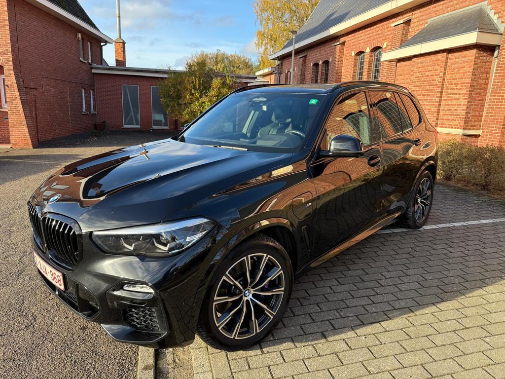 BMW X5 M BMW X5 x-Drive 45e Hybride, Auto's, BMW, Automaat, Gebruikt, Zwart, Leder