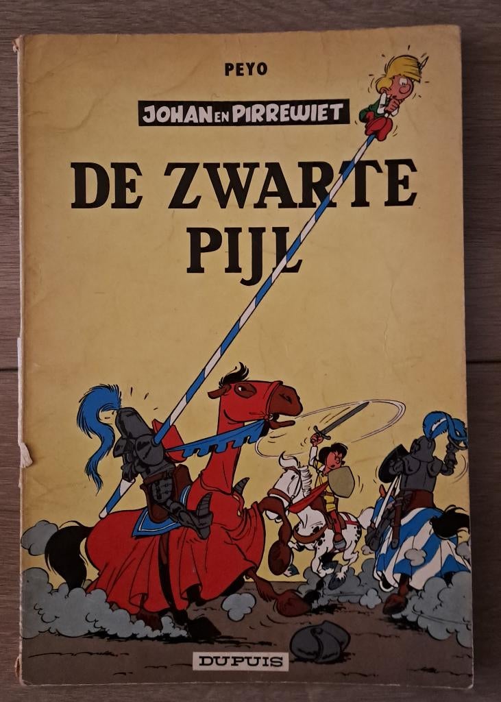 7 - Johan en Pirrewiet - De Zwarte Pijl, Boeken, Stripverhalen, Gelezen, Peyo, Eén stripboek, Ophalen of Verzenden