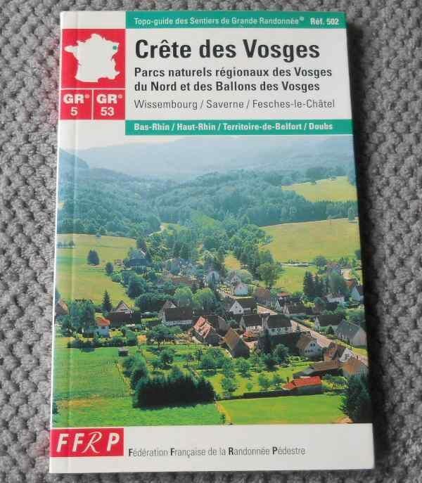 Topoguide Crête des Vosges GR5 GR53, Ophalen of Verzenden, Gelezen, Europa, Fiets- of Wandelgids