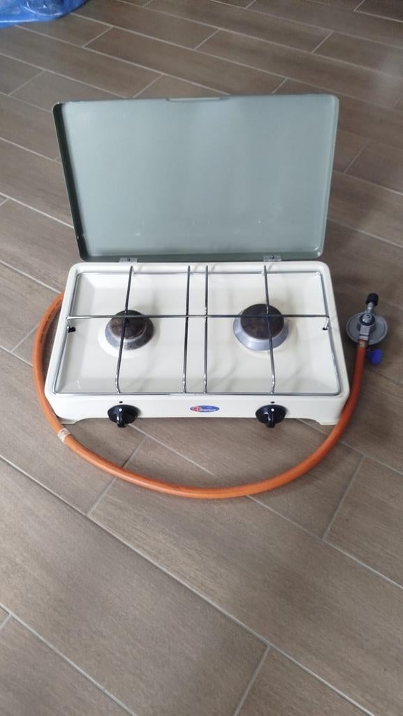 Camping gas vuurtje en gasfles, Caravans en Kamperen, Kampeeraccessoires, Ophalen