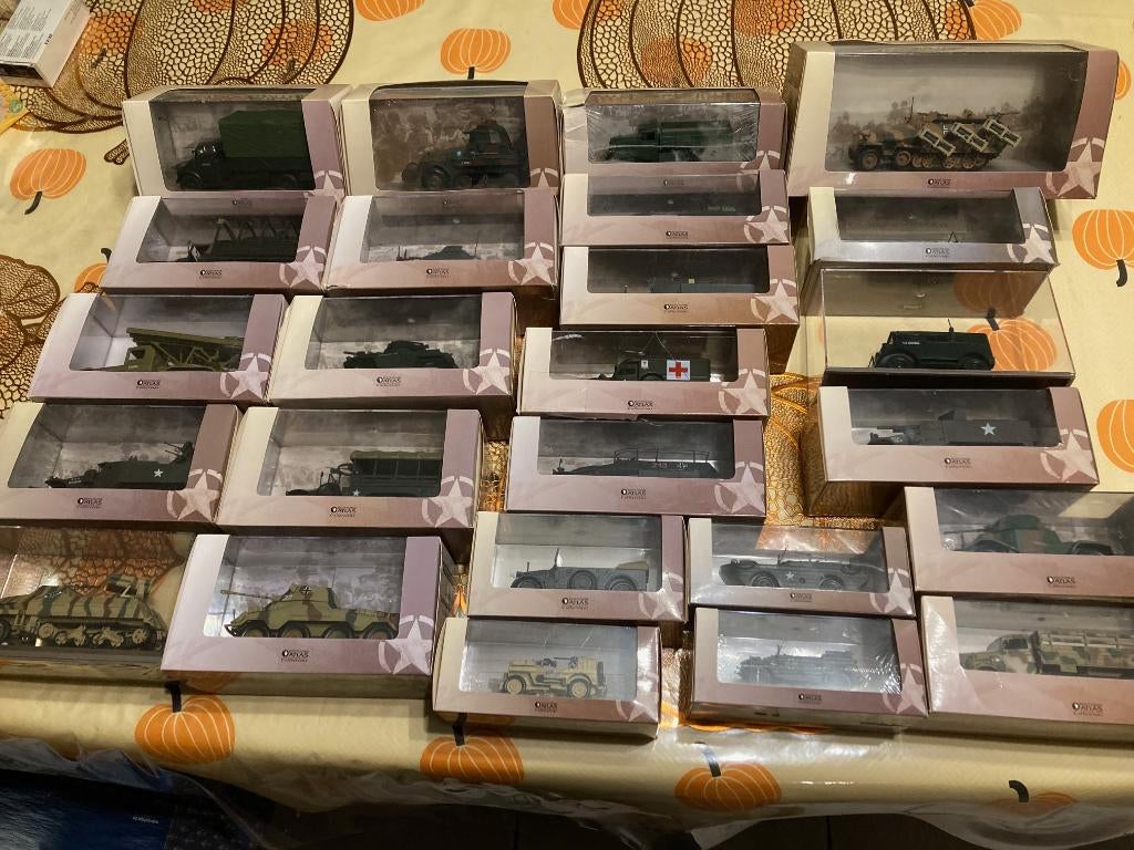 Véhicules militaires 1:43 Atlas Collection NOUVEAU, Collections, Enlèvement ou Envoi, Armée de terre, Miniature ou Figurine