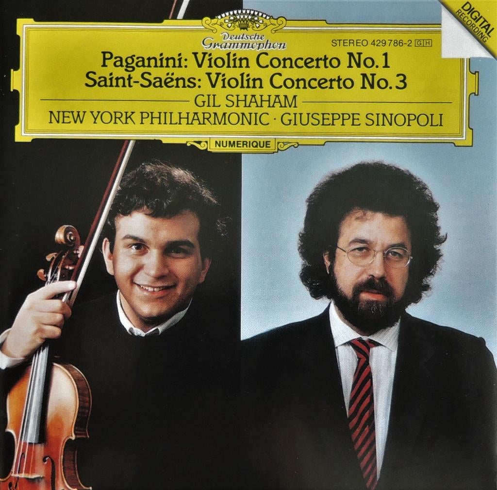 Vioolconcerti Paganini 1 en Saint-Saëns 3 - Shaham/ Sinopoli, Ophalen of Verzenden, Zo goed als nieuw, Orkest of Ballet