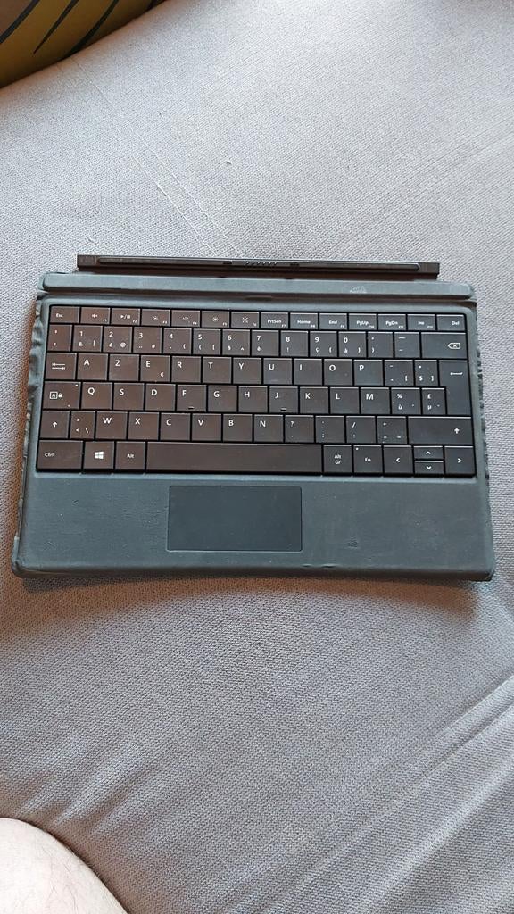 Microsoft Surface 3 Type Cover A1654 - Zwart, Computers en Software, Toetsenborden, Ophalen of Verzenden, Azerty