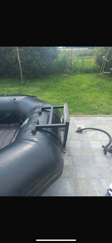 Bateau pneumatique Zodiac 4,70 m – Modèle 10H BEL – Bon état, Watersport en Boten, Rubberboten, Zo goed als nieuw, Zodiac, Ophalen