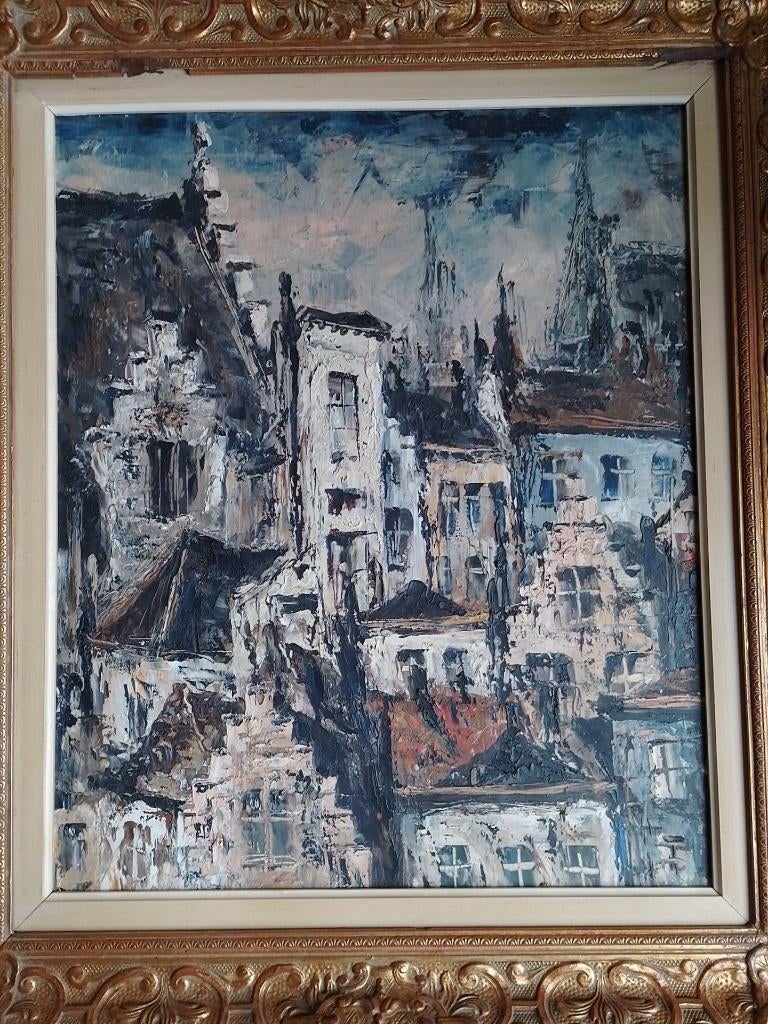 Jean Guy Beernaert  1928 - 1998  Gevels Antwerpen, Antiek en Kunst, Verzenden