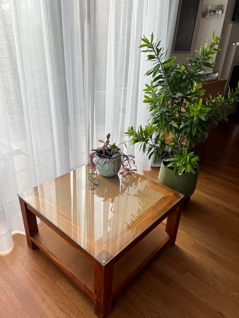 Table basse/coffee table en Teak de qualité supérieure, Enlèvement, Utilisé, Teck