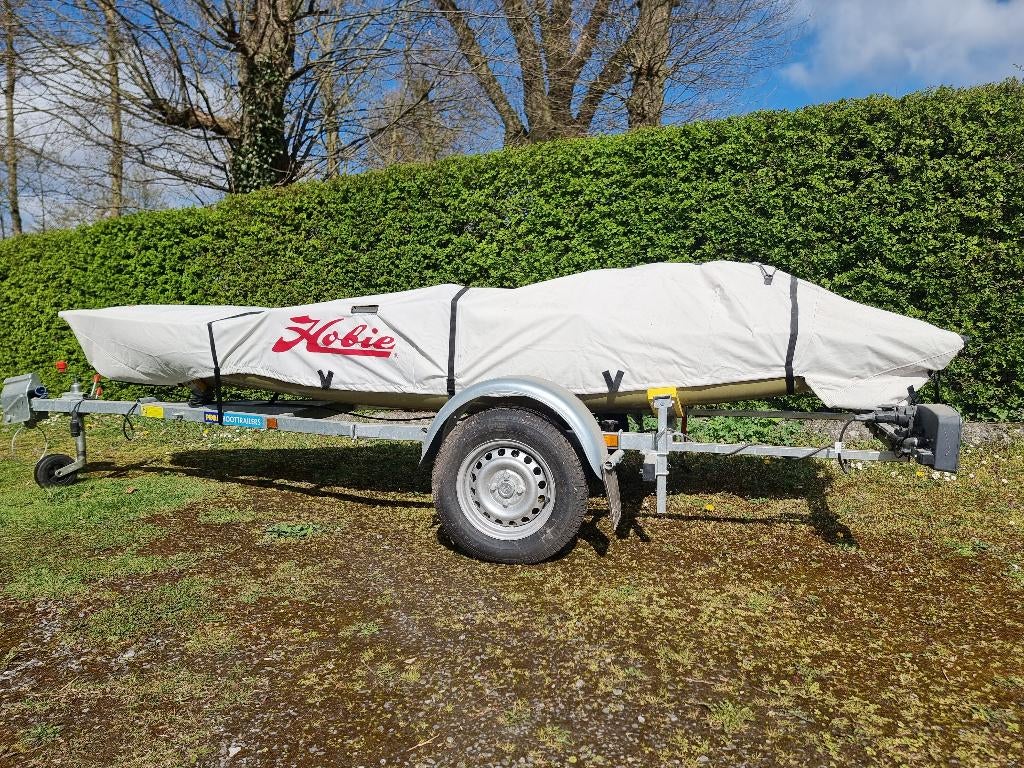 Hobie MirageDrive Pro Angler 14 (2015), Watersport en Boten, Kajaks, Zo goed als nieuw, Ophalen
