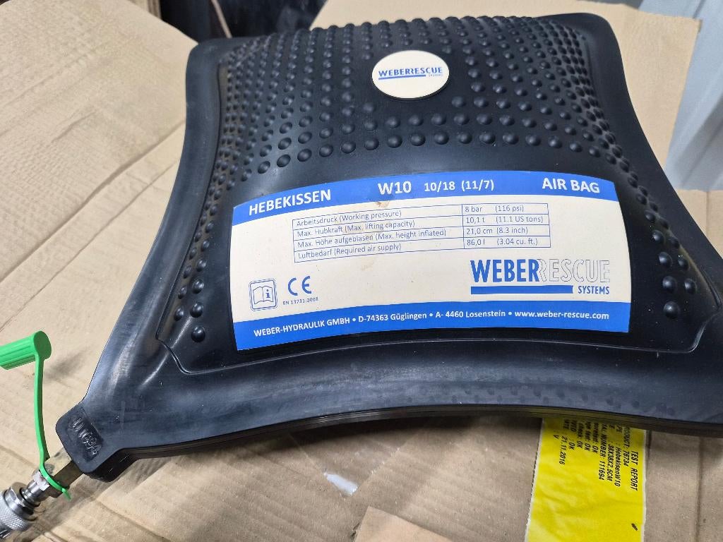 Luchtkussen 10T, Meer dan 4000 kg, Ophalen, Heftruck