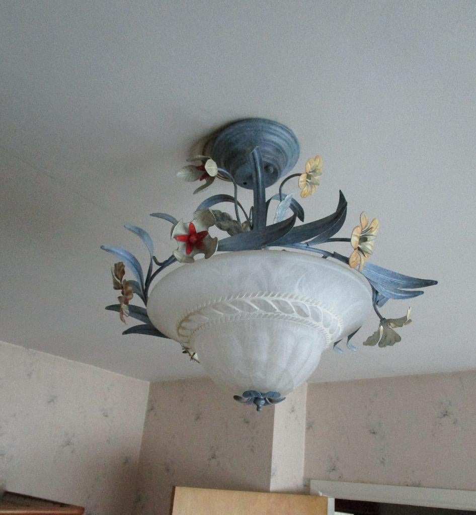 plafond lamp, Ophalen of Verzenden, Zo goed als nieuw, Glas