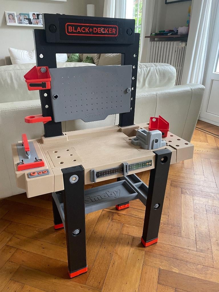 Atelier Black & Decker enfants SMOBY, Enlèvement, Utilisé, Garçon ou Fille