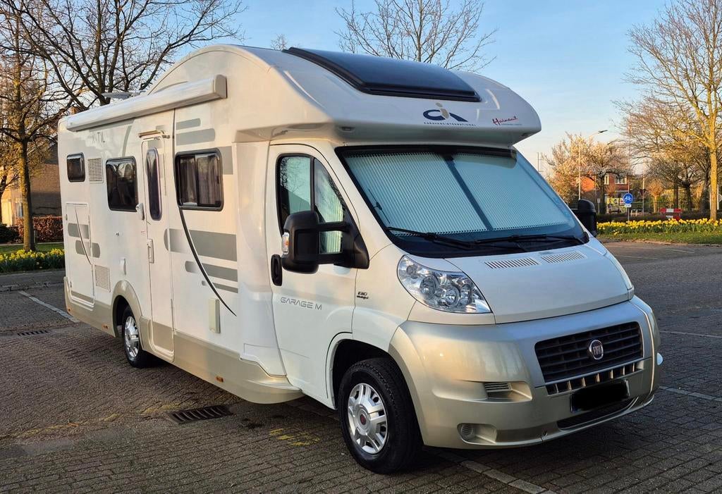 Te Koop: Luxe Camper – Fiat Ducato Garage M, Caravanes & Camping, Camping-cars, Autres marques, 6 à 7 mètres, Toilette à cassette