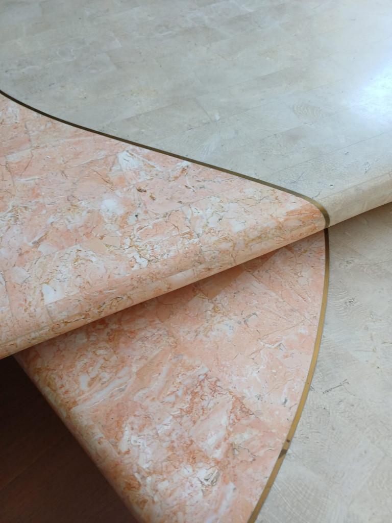 Roteerbare salontafel natuursteen, Ophalen, Overige materialen, Gebruikt, 100 tot 150 cm