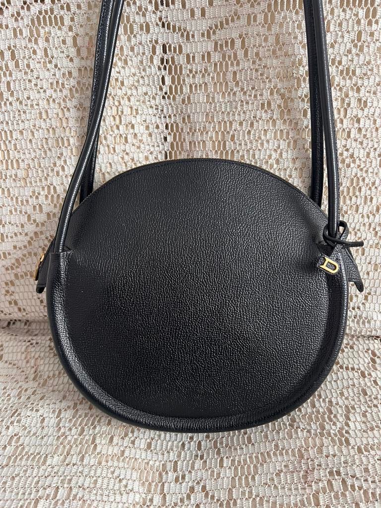 DELVAUX tas model Sunset zwart leer, Ophalen of Verzenden, Zo goed als nieuw, Zwart