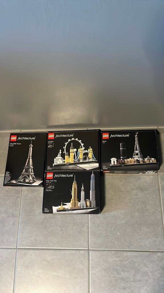 Lego lot: 21028, 21034, 21019 en 21044, Ophalen, Zo goed als nieuw, Lego
