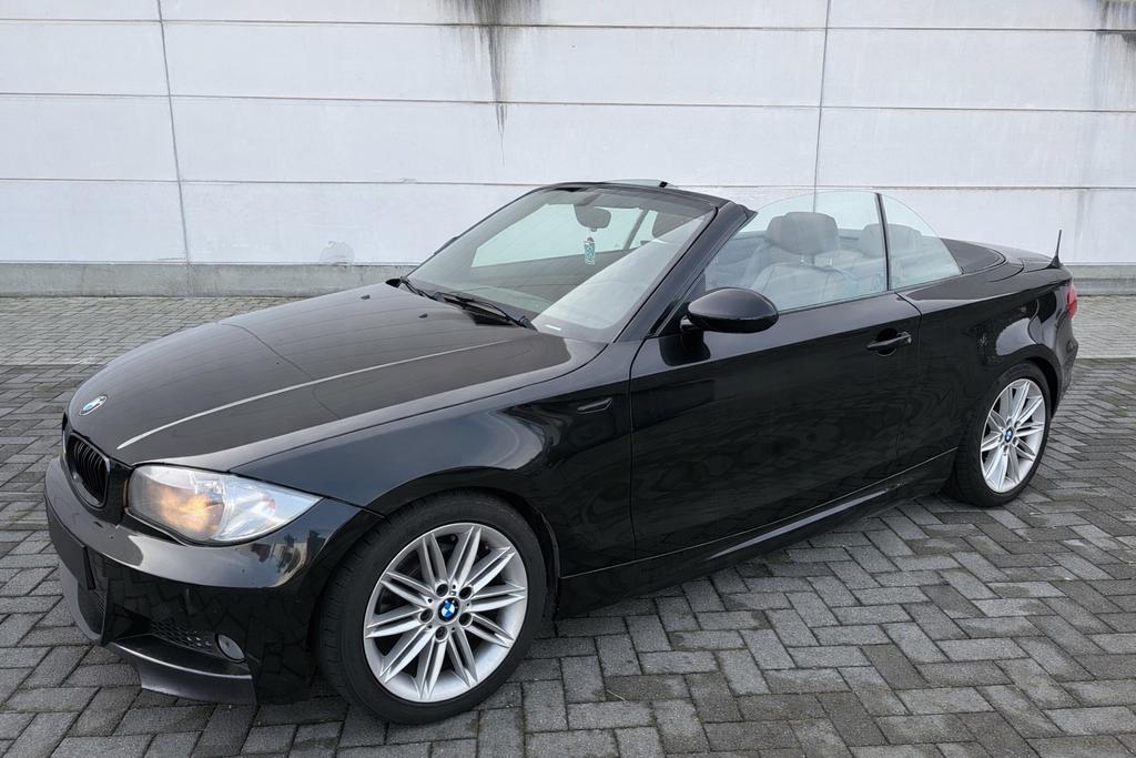 BMW 1SERIE CABRIO BENZINE GEKEURD, Auto's, BMW, Leder, Particulier, Te koop, Benzine