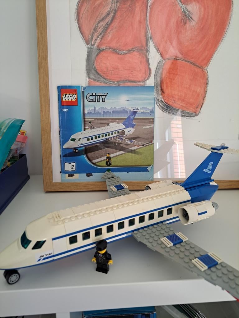 Lego city 3181 vliegtuig, Ophalen of Verzenden, Vliegtuig