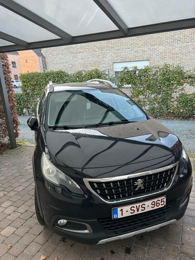 Peugeot 2008 2018 Puretech Allure S/S Pano, Euro 5, Zwart, 1199 cc, Leder en Stof