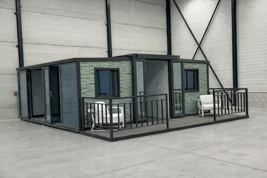 Luxe Tiny House met terras, Mantelzorg, Jongerenwoning, Neuf, Enlèvement ou Envoi, 400 cm ou plus, 500 cm ou plus