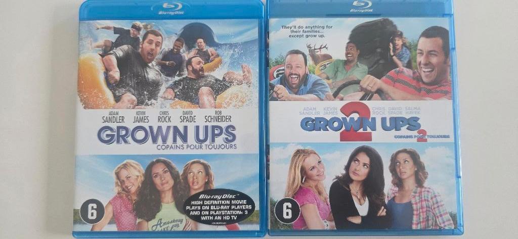 BR - Grown Ups 1+2, Cd's en Dvd's, Blu-ray, Ophalen of Verzenden, Zo goed als nieuw, Humor en Cabaret