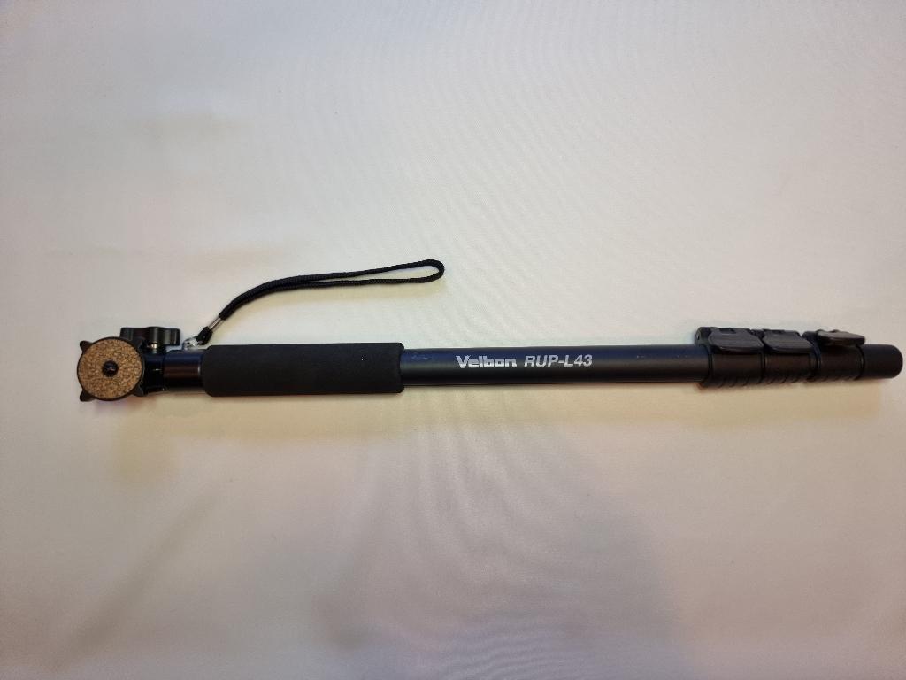 Velbon RUP-L43 MONOPOD, Eenpoot, Ophalen of Verzenden, Zo goed als nieuw, 150 tot 175 cm