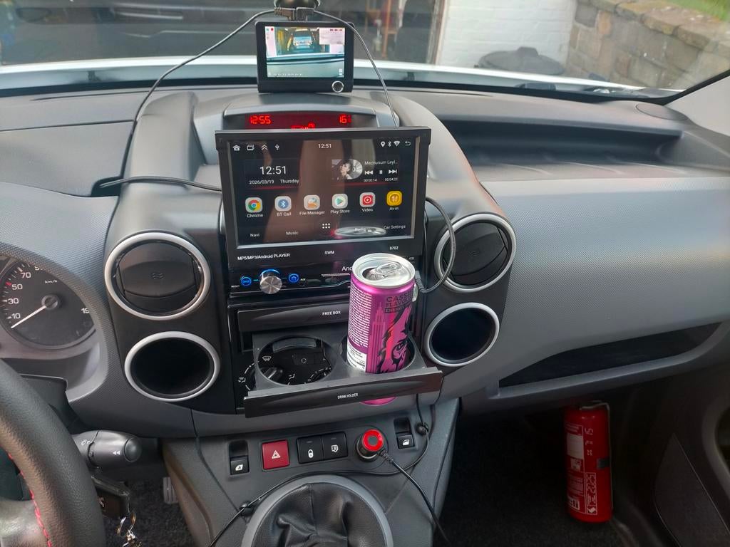 Peugeot partner 2016 HDI.  *Airco* *bluetooth*, Autos, Camionnettes & Utilitaires, Particulier, ABS, Caméra de recul, Air conditionné